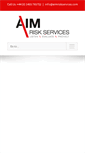 Mobile Screenshot of aimriskservices.com